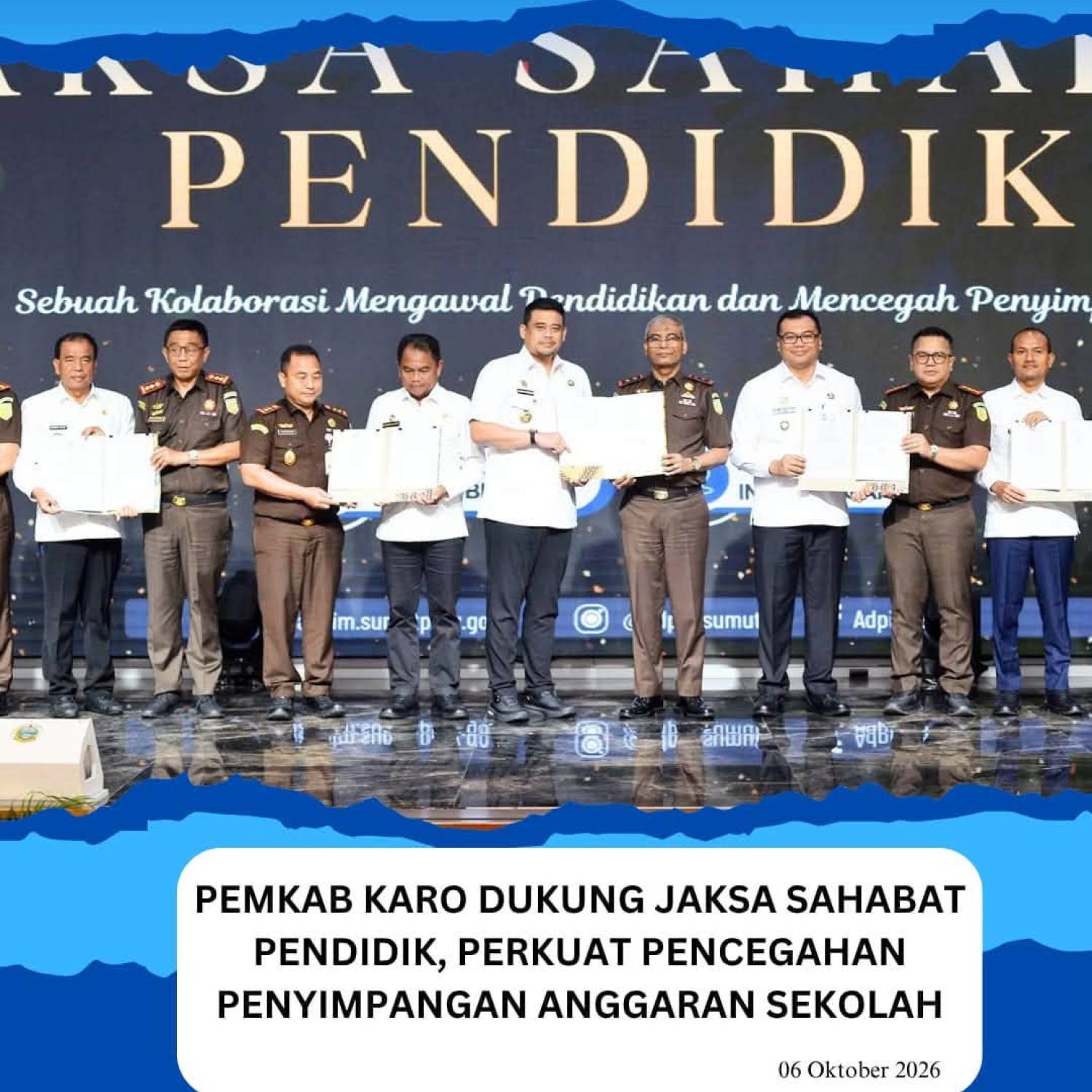 Pemkab Karo Dukung Jaksa Sahabat Pendidik, Perkuat Pencegahan Penyimpangan Anggaran Sekolah